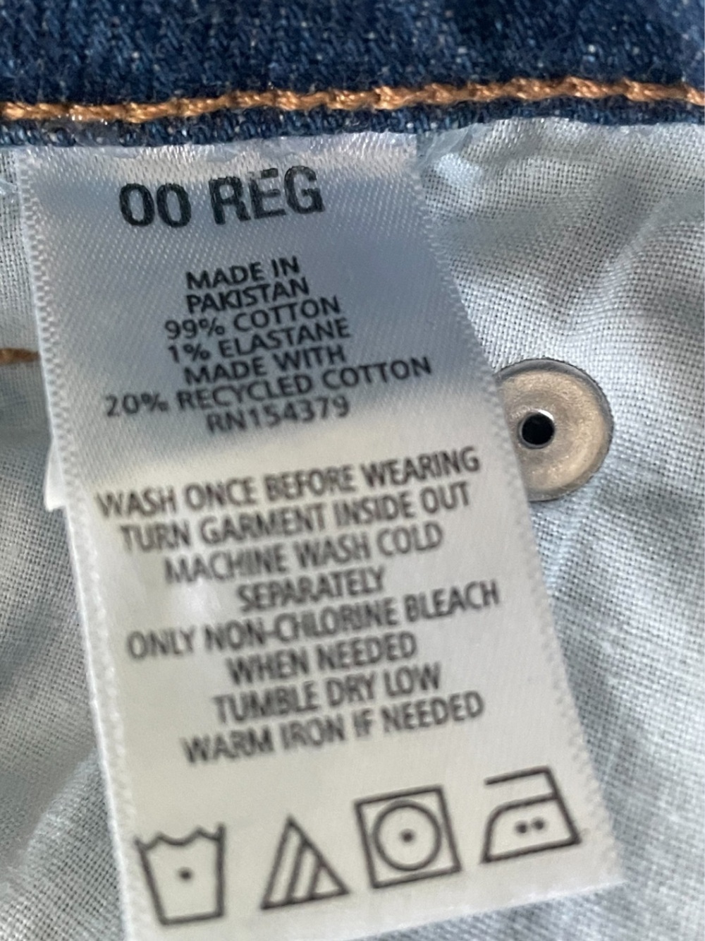 Aeropostale Mid Rise Ankle Straight Blue Jeans - Picture 12 of 12